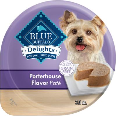 Divine Delights Porterhouse Flavor Pate Dog Food Trays, 3.5-oz, case of 12