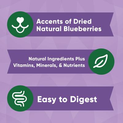 Anytime Bites Blueberry Flavor Soft & Chewy Dog Treats, 24-oz bag, bundle of 2