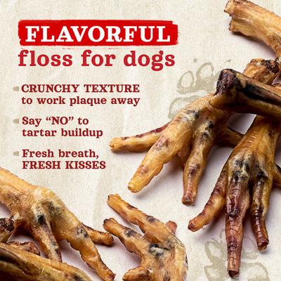 Chicken Feet Dog Treats, 20 count