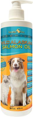 Pro Premium Wild Alaskan Salmon Oil Skin & Coat Dog & Cat Liquid Supplement, 16-fl oz bottle