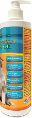 Pro Premium Wild Alaskan Salmon Oil Skin & Coat Dog & Cat Liquid Supplement, 16-fl oz bottle