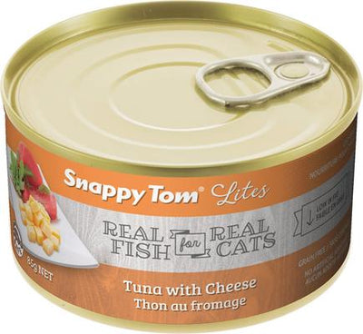Comida enlatada para gatos Lites Tuna con queso, lata de 3 oz, caja de 24