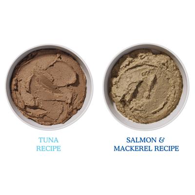 Cat Person by Weruva Tuna, Salmon, & Mackerel Variety Pack Grain-Free Pate Wet Cat Food, 2.75-oz cup, case of 8