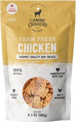 Farm Fresh Chicken Dehydrated Dog Treats, 5.3-oz pouch