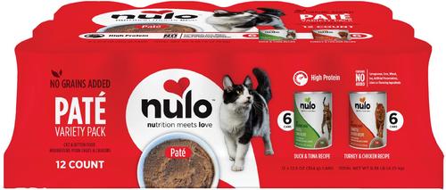 Grain-Free Variety Flavors Pate Wet Canned Food for Cats & Kittens, 5.5-oz can, case of 24