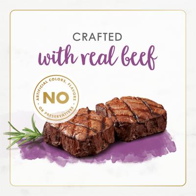 Gourmet Naturals Beef Recipe Pate Canned Cat Food, 3-oz, case of 12