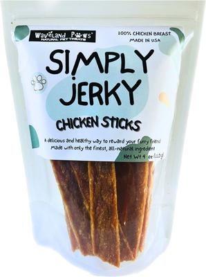 Chicken Jerky Stick Dog Treats, 4-oz bag