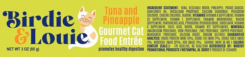 Tuna & Pineapple Flavored Chunks in Gravy Canned Cat Food, 3-oz, case of 12
