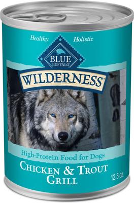 Wilderness Trout & Chicken Grill Grain-Free Canned Dog Food, 12.5-oz, case of 12