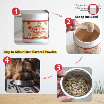 Cranberry Urinary Tract Support Dog Supplement, 3.53-oz jar