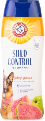 Champú para perros Juicy Guava Shed Control, botella de 20 onzas líquidas
