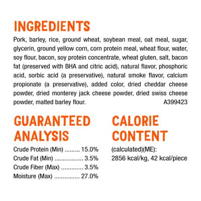 Flavor Stix with Bacon & Cheddar Jack Flavor Soft & Chewy Dog Treats, 40-oz pouch