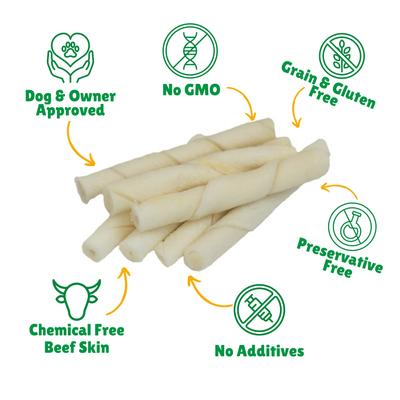 Plain Rawhide X-Small & Toy Dog Chews, 200 count