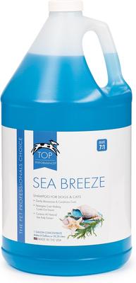 Champú Sea Breeze para perros y gatos, botella de 1 galón