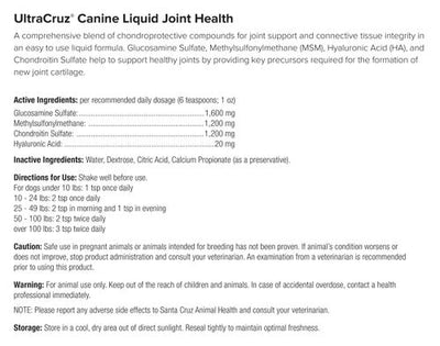 Liquid Joint Health Dog Supplement, 32-fl oz bottle