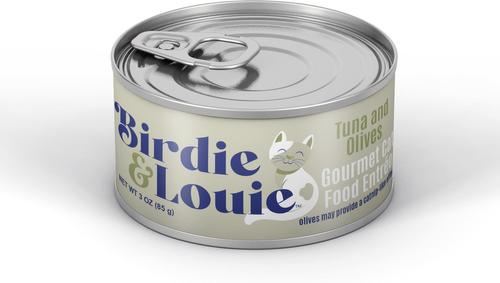 Tuna & Olives Flavored Chunks in Gravy Canned Cat Food, 3-oz, case of 12