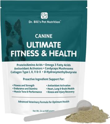 Canine Ultimate Fitness & Health Dog Supplement Powder, 680-gm pouch