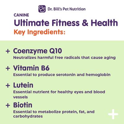 Canine Ultimate Fitness & Health Dog Supplement Powder, 680-gm pouch
