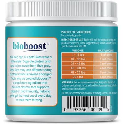 Pet Pal-lergy - Masticables blandos para aliviar la alergia y la picazón en perros (120 unidades)