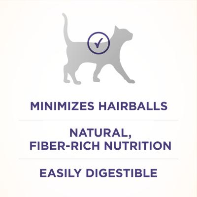+Plus Hairball Formula Natural Adult Dry Cat Food, 3.5-lb bag