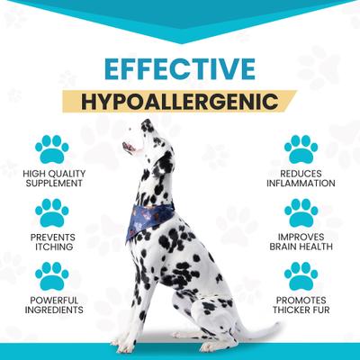 Omega 3-6-9 Skin & Coat Health Smoked Salmon & Liver Flavor Dog Supplement, 120 count