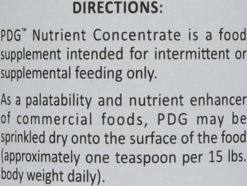 PDG Dog & Cat Food Supplement, 6-oz bottle