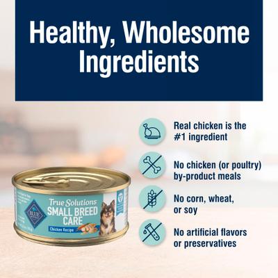 True Solutions Small Breed Adult Wet Dog Food, 5.5-oz can, case of 24