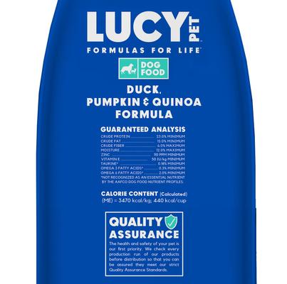 Formulas for Life Grain-Free Duck, Pumpkin & Quinoa Formula Dry Dog Food, 25-lb bag