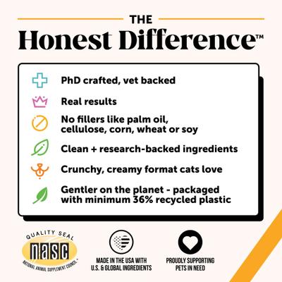 Dual Texture Chicken Flavored Immune Support Lysine Chews for Cats, 3.7-oz pouch