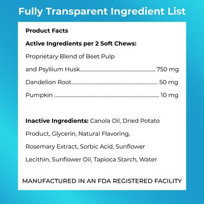 Stop Scooting Dog Supplements, 60 count