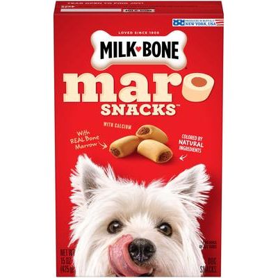 Premios para perros MaroSnacks con sabor a tocino, envase de 40 oz