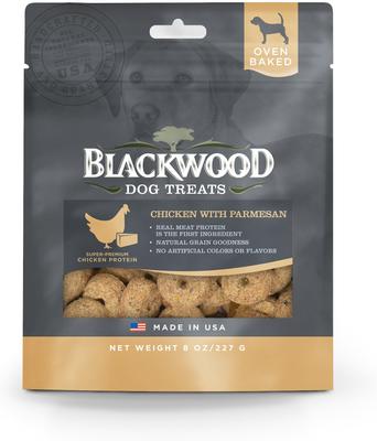 Chicken & Parmesan Oven Baked Dog Treats, 8-oz bag