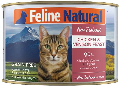 Chicken & Venison Feast Grain-Free Canned Cat Food, 6-oz, case of 12