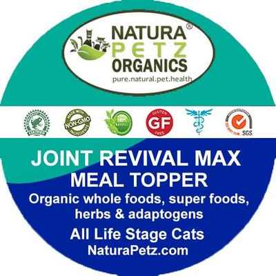 JOINT REVIVAL MAX MASTER BLEND MEAL TOPPER* Neuro Muscular Hip & Joint Support* Cat Supplement, 4-oz jar