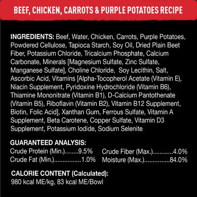 Wholesome Bowls Small Breed Adult Soft Wet Dog Food Variety Pack, 3-oz bowl, case of 22