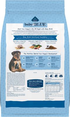 Bundle: Blue Buffalo Baby BLUE Healthy Growth Formula Natural Puppy Dry Dog Food, Chicken & Brown Rice Recipe 11-lb + Wet Food, Chicken & Vegetable Recipe