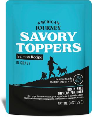 Savory Toppers Chicken Recipe in Gravy Grain-Free Dog Food Topper, 3-oz pouches, case of 24