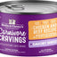 Comida para gatos Carnivore Cravings Savory Shreds Variety Pack, lata de 2.8 oz, caja de 12