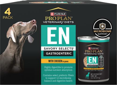 EN Savory Selects Gastroenteric with Chicken Chunks-in-Gravy Wet Adult Dog Food, 13.2-oz can, case of 4