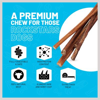 12-in Dog Bully Sticks Treat, 20 count