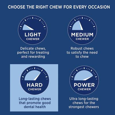 Palitos de carne de res con 95 % de colágeno, premios para perros, 15 cm, 3 unidades