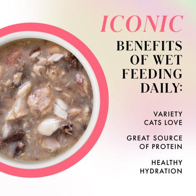 Salmon & Tuna Dinner Grain-Free Shredded Wet Cat Food, 2.47-oz can, case of 12