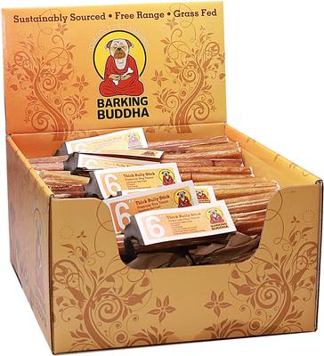 Thick Bully Stick Dog Treats, 6-in