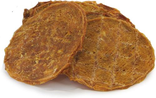 Lucky Chips Chicken & Apple Dog Jerky Treat, 6-oz jar