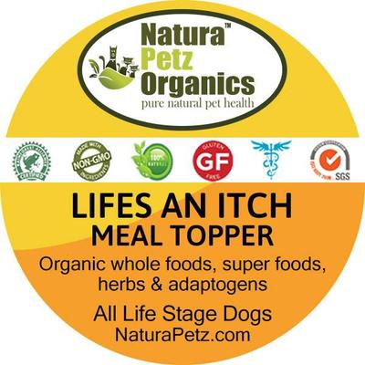 Life's An Itch Turkey Flavored Powder Allergy Supplement for Dogs, 4-oz tin