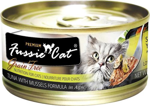 Premium Tuna & Mussels Formula in Aspic Grain-Free Wet Cat Food, 2.82-oz, case of 24