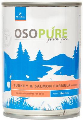 Comida enlatada para perros Osopure Grain-Free Chicken in Gravy, 12 oz, caja de 12