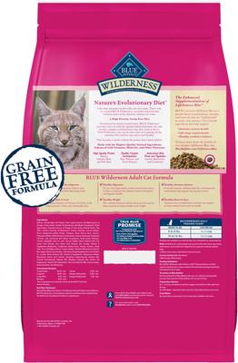 Bundle: Blue Buffalo Wilderness Chicken Recipe + Salmon Recipe Dry Cat Food