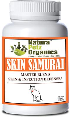 SKIN SAMURAI MAX* - Master Blend Skin, Coat & Infection Defense Support* Cat Supplement