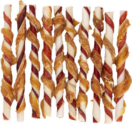 Triple Flavor Twist Sticks Pork, Beef & Chicken Dog Treat Chew, 35 count